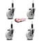 Service Caster 4'' Nylon Wheel Swivel 1-1/8'' Expanding Stem Caster Set, 4PK SCC-EX20S414-NYS-118-4 - alternate 3